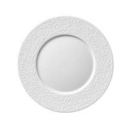 DEGRENNE COLLECTION L  COUTURE — Round Dessert / Salad/ App. plate w/wide rim — 237400 (Pack of 6 pieces)