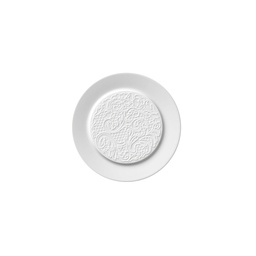 DEGRENNE COLLECTION L  COUTURE — Round bread and butter plate 14 cm — 237401 (Pack of 6 pieces)