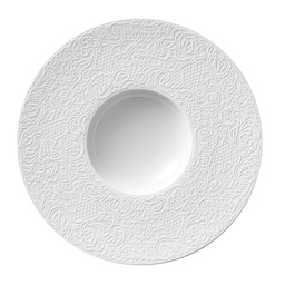 DEGRENNE COLLECTION L  COUTURE — Round shallow bowl 27,9 cm — 237403 (Pack of 3 pieces)