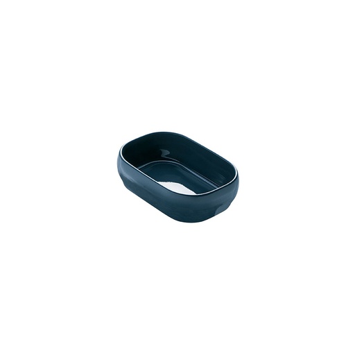 [237593] DEGRENNE BAHIA BLEU DE ROCHE — small dish size 15.5x10.7 cm — 237593 (One piece)