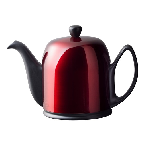 [238935] DEGRENNE SALAM NOIR POMME D AMOUR — Salam tea pot 6 cups candy apple black — 238935 (One piece)