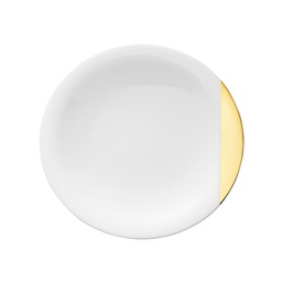 DEGRENNE SD ONE OR — round dessert plate 21.5 cm — 241054 (Pack of 6 pieces)