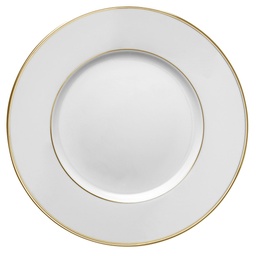 DEGRENNE GALON OR — Round dinner plate 32cm — 241089 (Pack of 3 pieces)