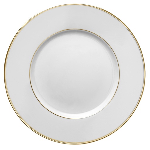 [241089] DEGRENNE GALON OR — Round dinner plate 32cm — 241089 (Pack of 3 pieces)