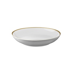 DEGRENNE GALON OR — round cereal plate 19 cm — 241092 (Pack of 6 pieces)