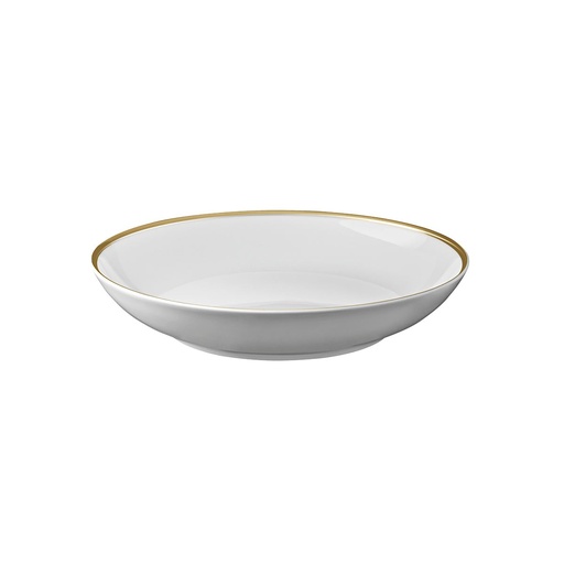 DEGRENNE GALON OR — round cereal plate 19 cm — 241092 (Pack of 6 pieces)