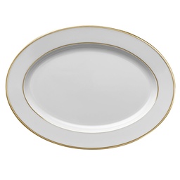 DEGRENNE GALON OR — oval dish 36,5x26,5 cm — 241095 (One piece)