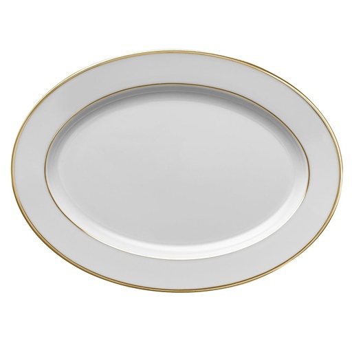 DEGRENNE GALON OR — oval dish 36,5x26,5 cm — 241095 (One piece)