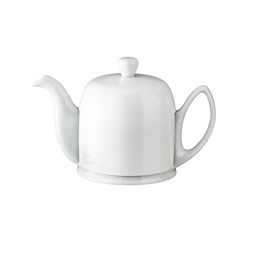 [242321] DEGRENNE SALAM MONOCHROME BLANCHE — tea pot 4 cups monochrome white — 242321 (One piece)