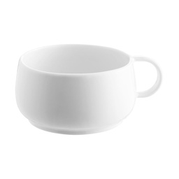 DEGRENNE EMPILEO CAFETERIE BLANC — Cappucino/tea cup 25cl — 242628 (Pack of 6 pieces)