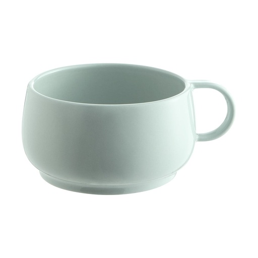 DEGRENNE EMPILEO CAFETERIE VERT AMANDE — Cappucino/tea cup 25cl — 242630 (Pack of 6 pieces)