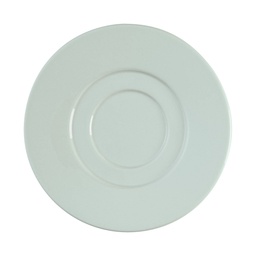 DEGRENNE EMPILEO CAFETERIE VERT AMANDE — Coffee / Tea saucer 15cm — 242646 (Pack of 6 pieces)
