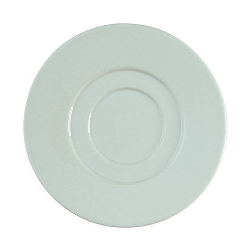 [242646] DEGRENNE EMPILEO CAFETERIE VERT AMANDE صحن فنجان قهوة / شاي 15 سم — 242646