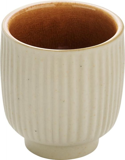 [ 7 01 5451 91 016150] PLAYGROUND NARA Relief Espresso Cup, Brown, 0.1 L