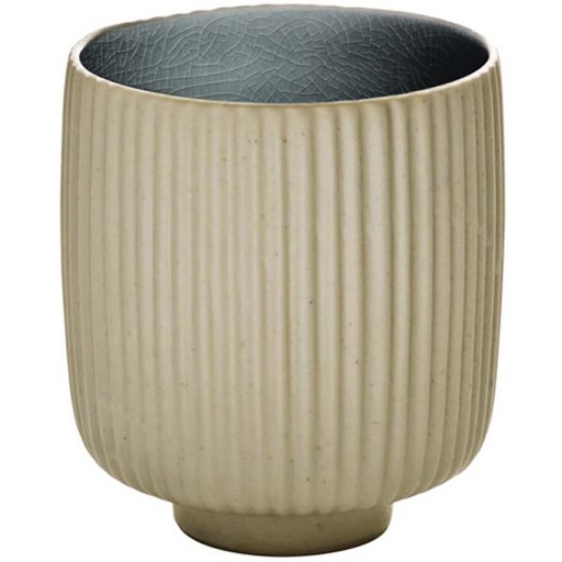 [7 01 5450 91 016151] PLAYGROUND NARA Relief Handleless Mug, Grey, 0.32 L