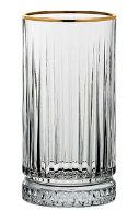Utopia – Pasabahce – Elysia Hiball Gold Rim 15oz (45cl) *Handwash — P520015-GOLD0-B04024