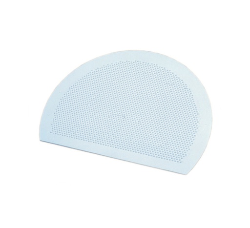 [02717] Mallard Ferrière Large rigid polypropylene dough scraper — Length: 195 mm; Width: 150 mm — 02717