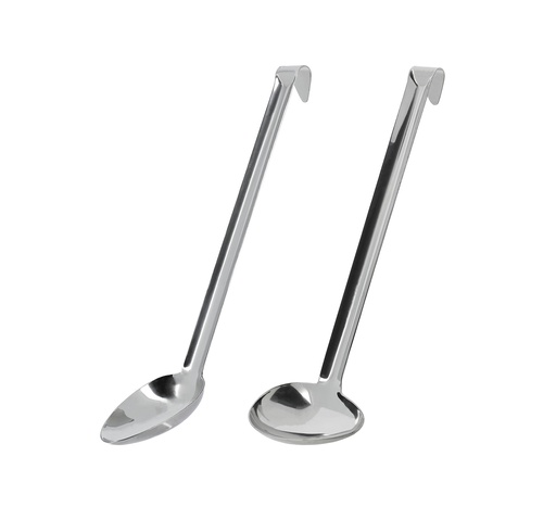 [00190] Mallard Ferrière Straight one-piece basting spoon — L370 mm — 00190