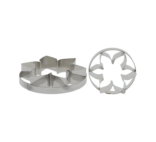 Mallard Ferrière Stainless steel lotus cutter — Diameter: 110 mm — 02545
