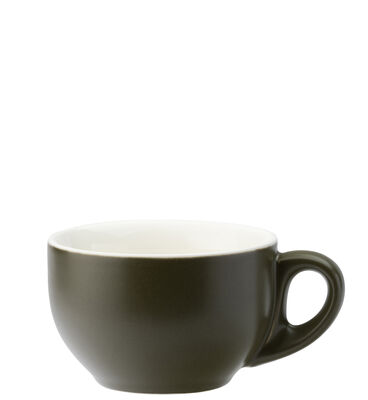 [CT9414-000000-B01006] Utopia – Barista Latte Matt Olive Cup 10oz (28cl) — CT9414-000000-B01006